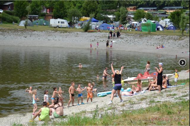 Camp Bítov - Vranovská přehrada Vranovská přhrada pláž